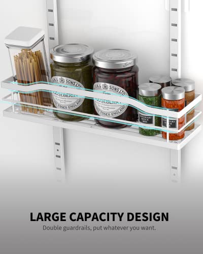 White 9 Tier Over The Door Pantry Organizer (9-Tier Standard / White)