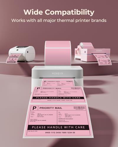 4x3 Thermal Labels (Pink / 4x3")