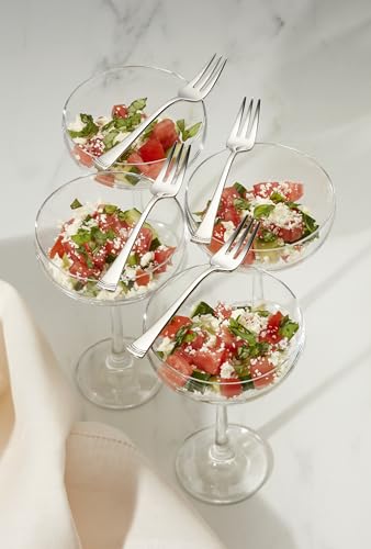 Portola Cocktail Forks Silverware Set for 4 (Cocktail Forks, Set of 4)