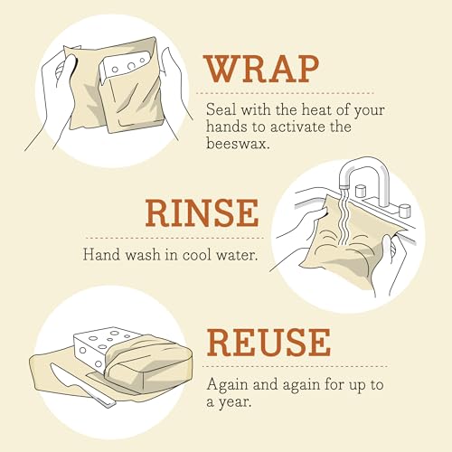 Beeswax Food Wraps (3 Count)
