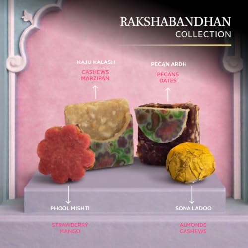 Rakhi for Brother with Gift Set (Raskha Bandan [Square])