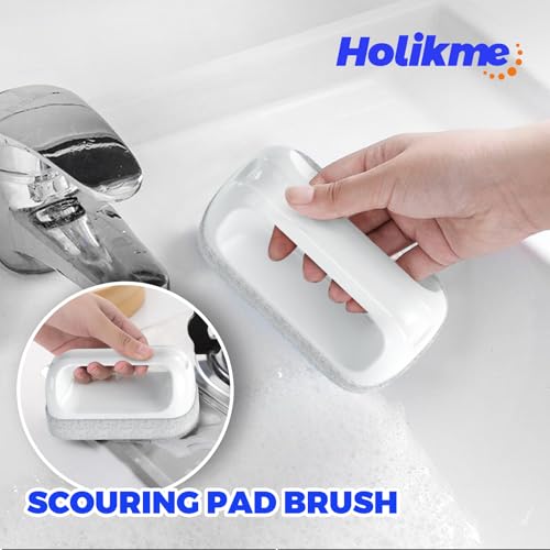 Dish Brush Cleaning Brush Set for Cleaning Groove Gap (Azul)
