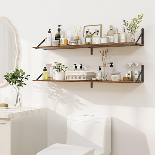 Deep Floating Shelves for Wall