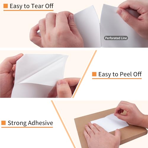 L Liked 4000 Thermal Shipping Labels 4”x 6”in Fanfold (4000 Count)