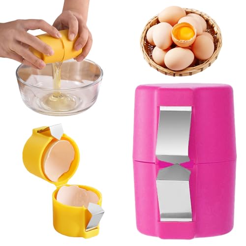 Stainless Steel Egg Shell Opener (Pink)