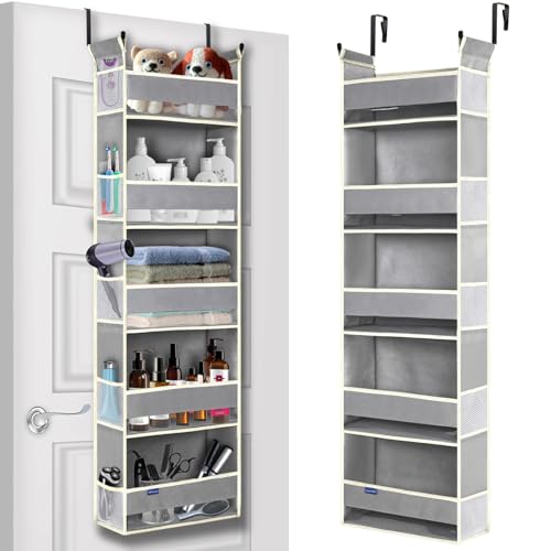 Over The Door Organizer 5 (Gray / 5-shelf)