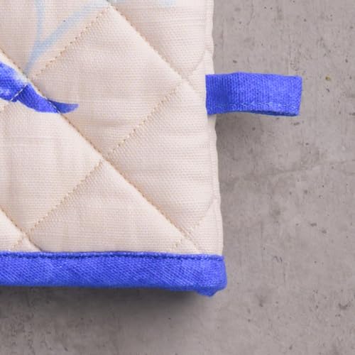 Maison d'Hermine Oven Gloves 100% Cotton Oven Mitt (007 - Girassol / 7.5" x 13" (Oven Mitt))