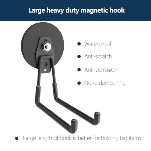 Large Magnetic Hooks Heavy Duty (2 Count)