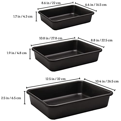 3 Pack Roasting Pan Set