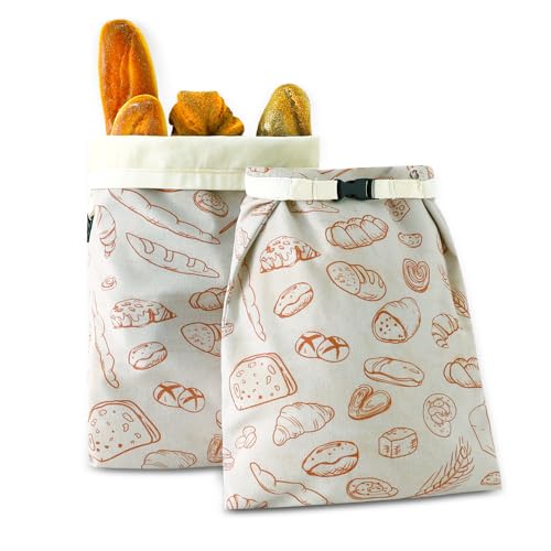 Beeswax Bread Bags for Homemade bread (Apricot & Apricot)