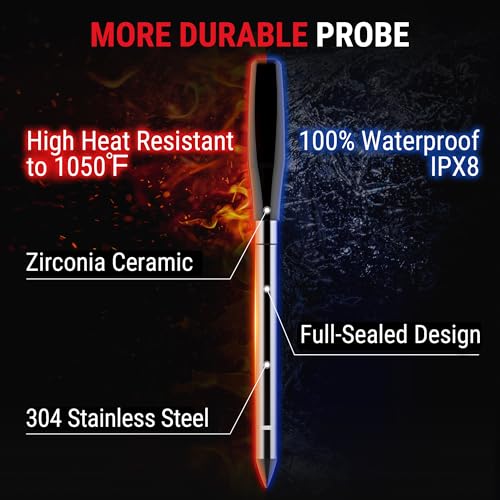 TempSpike 2000FT Wireless Meat Thermometer Digital with 2 Probes