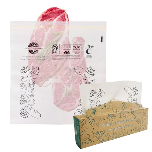 Compostable Food Storage Bags (50 Count)