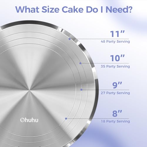 Cake Stand Aluminium 12''Cake Turntable Decorating Bakery Supplies