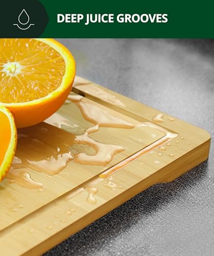 Wooden Cutting Boards for Kitchen Meal Prep & Serving (1-Piece / Natural)