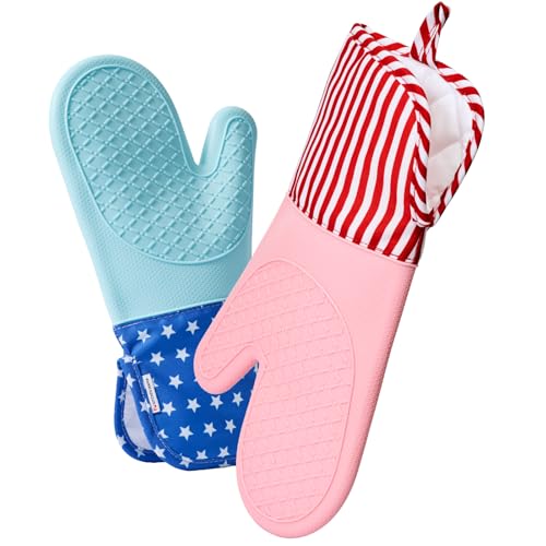 UltraShield Silicone Oven Mitts (American Flag / Standard)