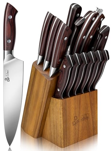 16 Piece Kitchen Knife Set (16 PCS Knife Set)
