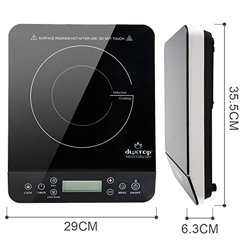 Portable Induction Cooktop (Silver / 1800 Watts / Cooktop)