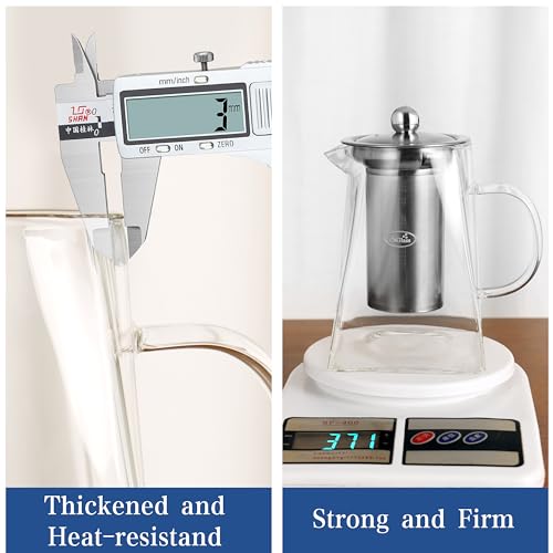 Glass Teapot with Infuser (31oz(900ml))