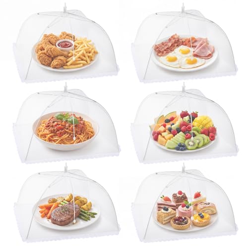 6 Pack 17" Mesh Food Covers (6 Pack 17"x17")