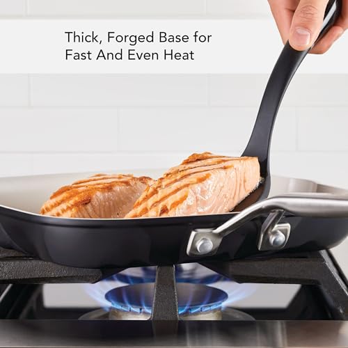 Hard Anodized Ceramic Nonstick Grill Pan (Matte Black)