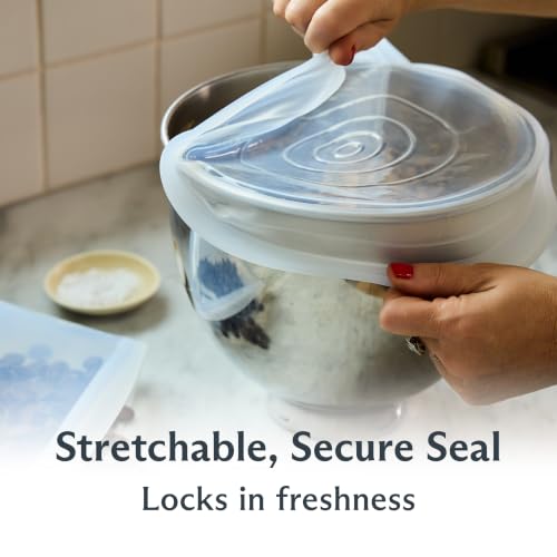 Premium Reusable Silicone Stretch Lids (3-Pack of 9" Lids)