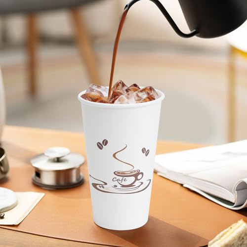 180 Pack 16 oz Coffee Cups (White / 16OZ-180PACK)