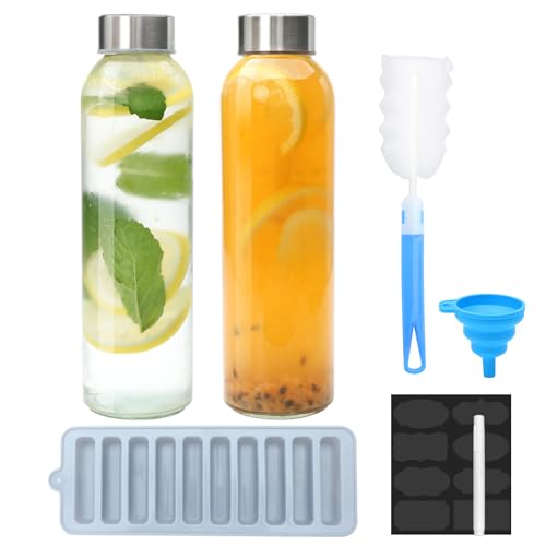 Glass Water Bottle