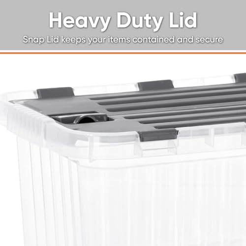 Clear Storage Box with Lid (1 Pack)