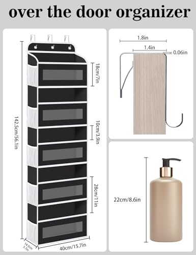Over The Door Organizer (C Black / 2 Pack)