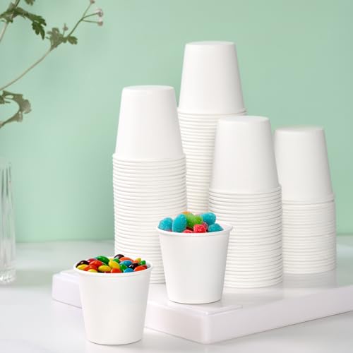 1000 pack 3 oz Paper Cups (white-3oz)