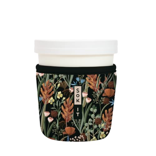 IceCreamSok Insulated Neoprene Cover (Forest Foliage / Fits Tapered Pints)