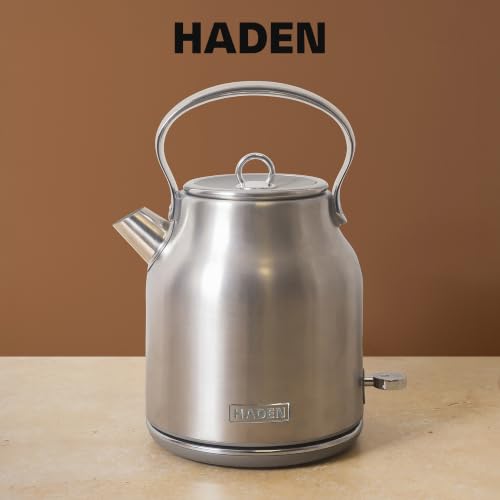 Heritage 1.7 Liter Cordless Electric Kettle (Steel & Chrome)