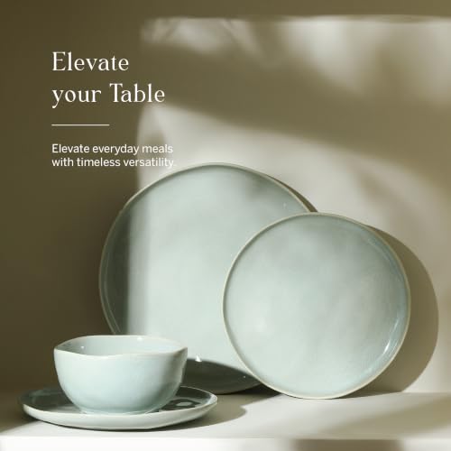 Mirella 24 Piece Dinnerware Set Stoneware (Light Green / 24-Piece - Service for 8)