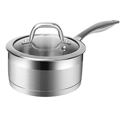 Stainless Steel Sauce Pan with Lid (2.5 Quarts)