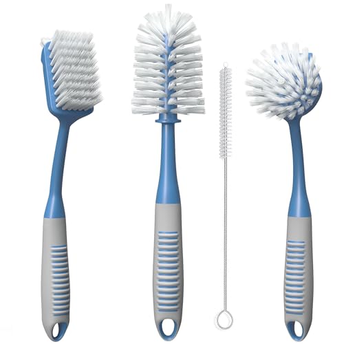 Dish Brush Set of 4 (Blue)