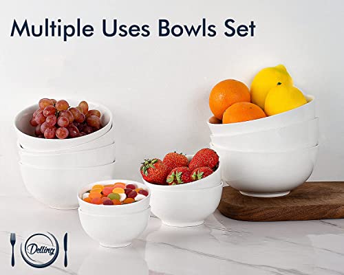 22 Oz Ceramic Cereal Bowls Set of 6 (22oz)