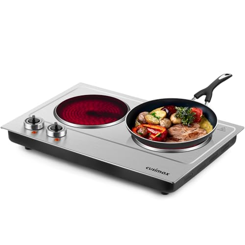 Hot Plate for Cooking (Infrared Silver / Double)