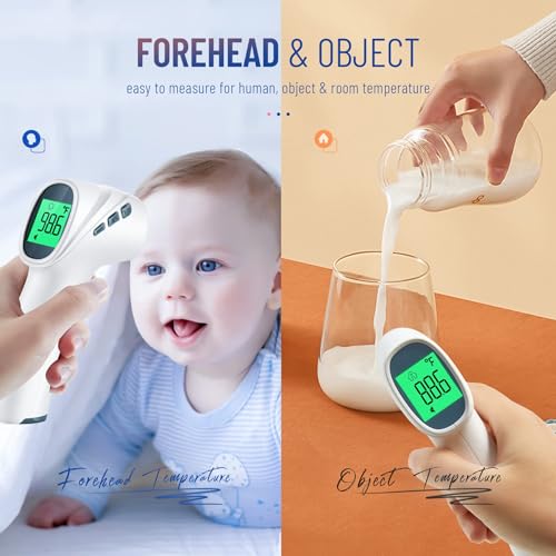 Forehead Thermometer for Adults and Kids (Grey)