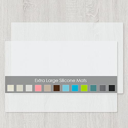 2 Pack Oversize Silicone Table Mats (2 Count)