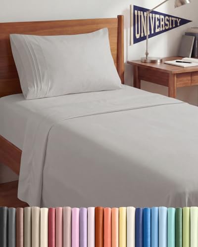 Twin XL 3 Piece Sheet Set (03 - Light Grey / Twin XL)