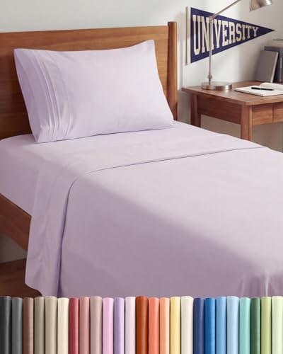 Twin XL 3 Piece Sheet Set (33 - Light Lavender / Twin XL)
