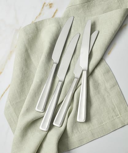 Reid Dinner Knives Silverware Set for 4 (Satin / 4 Count / Dinner Knives)