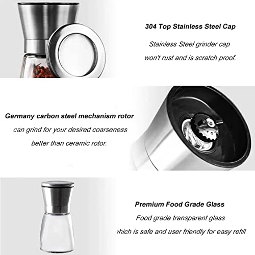 Professional Pepper Grinder (1pcs-Sliver-304)
