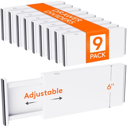 6" Tall Upgrade Drawer Dividers (6"H, 13.5-22"L)