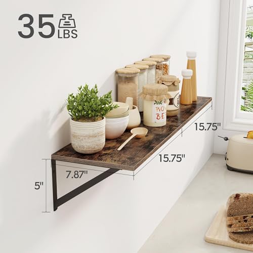 Deep Floating Shelves for Wall