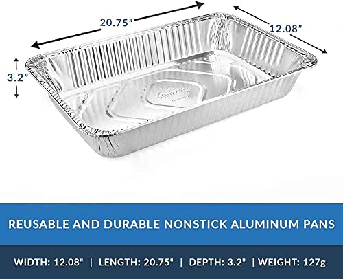 Aluminum Pans Full Size (100 Count)