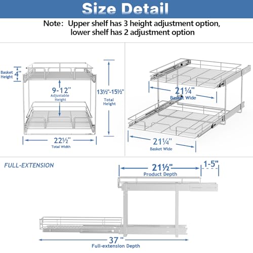 Individual Pull Out Cabinet Organizer