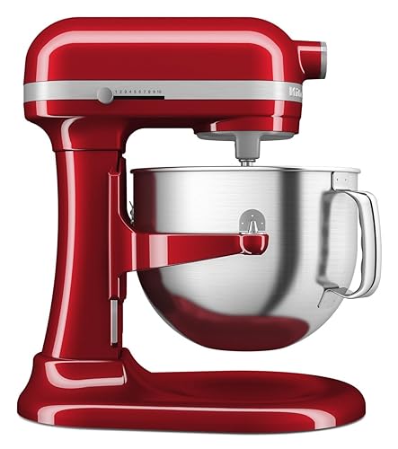 7 Quart Bowl Lift Stand Mixer with Accessories (Candy Apple Red)