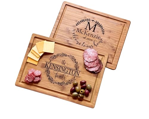 Handmade Personalized Cutting Board (Monogram Engraving)