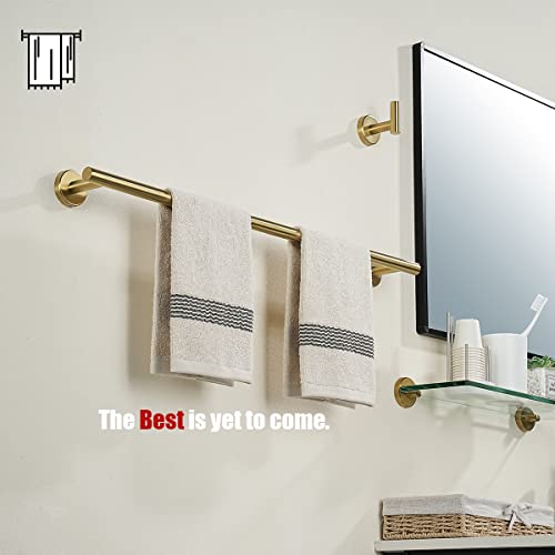 Bath Towel Bar (Gold / 27 Inch (2 Pack))